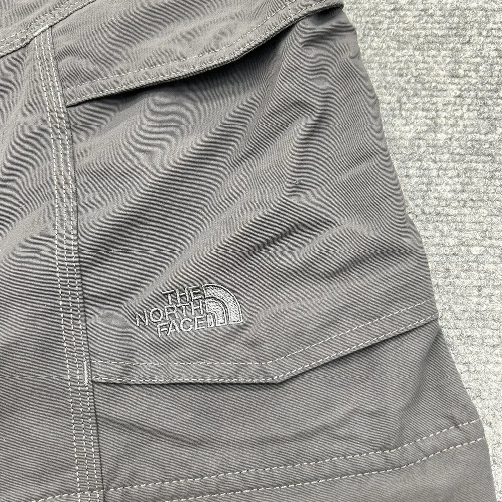 The North Face Pants Mens Large Gray Cargo Convertible Hiking Zip Off Nylon